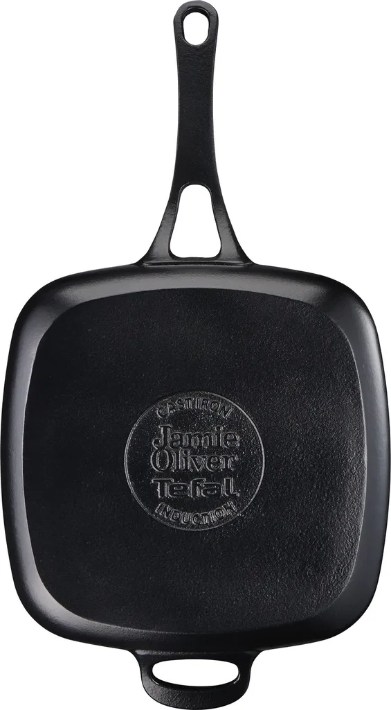 Tefal Jamie Oliver Eisenguss Grillpfanne 25x25cm 4 Tefal Jamie Oliver Eisenguss Grillpfanne 25x25cm – Bild 2