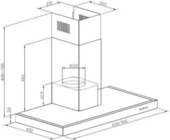 PKM Dunstabzugshaube Wandhaube Wandesse Wandmontage 6004W Edelstahl 60 Cm -Kaufland Verkäufe fd8779a305e4ab323ae07aa7ee3f6f93