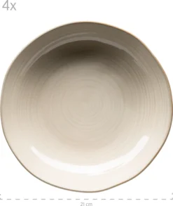 Mäser 931371 Nottingham Vintage Tafel-Service Für 4 Personen Mit Speiseteller Und Suppenteller Im Retro-Look, Steinzeug, Beige, 8-teilig (1 Set) -Kaufland Verkäufe fe61174fe6a530db81e25a63f4085c5c