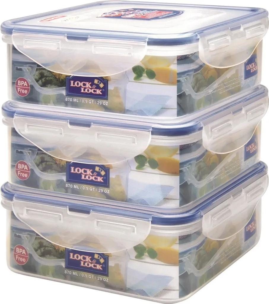 Lock & Lock LocknLock Classic Vorteilspack 3tlg. 2,61L 3 X HPL823 (870ml) HPL823O3 8 Lock & Lock LocknLock Classic Vorteilspack 3tlg. 2,61L 3 X HPL823 (870ml) HPL823O3 – Bild 6