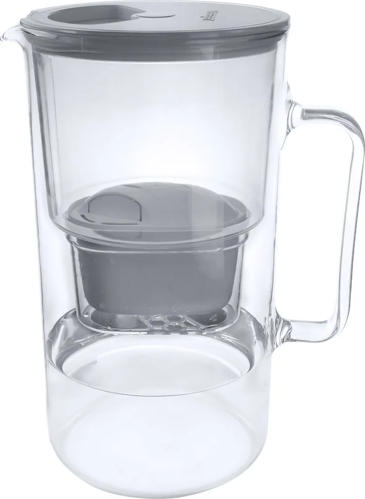 Wessper Glas Wasserfilter 2,5 L Mit 4 Filterkartuschen, Kompatibel Mit Brita Maxtra -Grau 5 Wessper Glas Wasserfilter 2,5 L Mit 4 Filterkartuschen, Kompatibel Mit Brita Maxtra -Grau – Bild 3